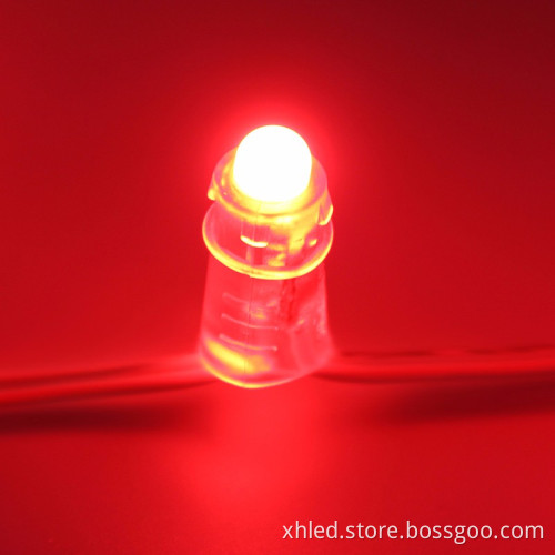 Digital RED DC12V 12mm F8 Approved Waterproof IP67 Outdoor Led Pixel Light